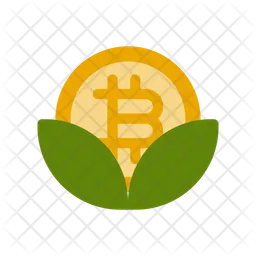 Bitcoin-Blatt  Symbol