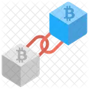 Blockchain Btc Transaction Icon