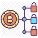 Blockkette Bitcoin Blockchain Bitcoin Kette Symbol