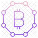Blockchain de bitcoins  Icône