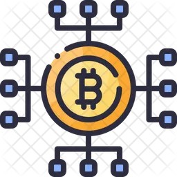 Blockchain de bitcoins  Ícone