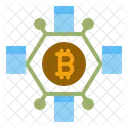 Blockchain de bitcoins  Ícone