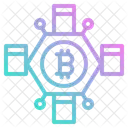 Blockchain Cryptocurrency Bitcoin Banking Encrypt Icon