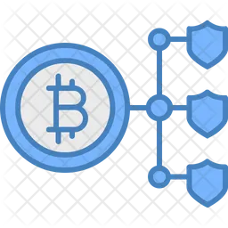 Blockchain de bitcoins  Ícone