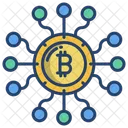 Bitcoin Blockchair Link Connection Icon