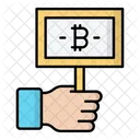 Bitcoin Board Btc Cryptocurrency Icon