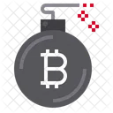 Bomb Cryptocurrency Digital Icon