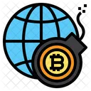 Bitcoin-Bombe  Symbol