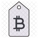 Bitcoin Tag Sticker Symbol