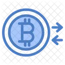 Bitcoin Borse Bitcoin Konvertierung Blockchain Symbol