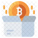 Bitcoin Box Cryptocurrency Package Crypto Icon