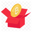 Bitcoin Box Cryptocurrency Package Crypto Icon