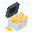 Bitcoin Box Money Box Cash Box Icon