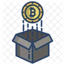 Bitcoin Box Bitcoin Raise Bitcoin Increase Price Icon