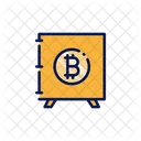Bitcoin Brankas Bitcoin Locker Bitcoin Safe Icon