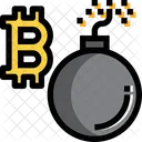 Bitcoin Break Bitcoin Bitcoin Bomb Icon