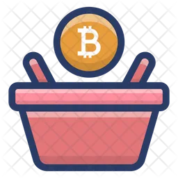 Bitcoin Bucket  Icon