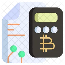 Bitcoin Budget  Icon