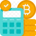 Bitcoin Budgeting Budgeting Budget Icon