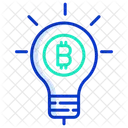 Bitcoin Bulb Icon
