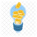 Bitcoin Bulb  Icon