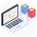 Digital Currency Bitcoin Business Online Business Icon