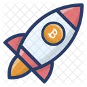 Bitcoin Business Launching  Icon