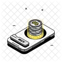 Bitcoin Buy Cryptocurrency Blockchain Icon