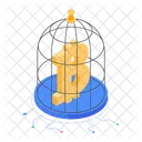 Bitcoin Cage  Icon