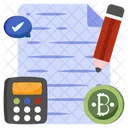 Bitcoin Calculation Cryptocurrency Calculation Crypto Calc Icon
