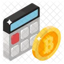 Bitcoin Calculator Bitcoin Calculation Accounting Icon
