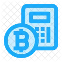 Bitcoin Cryptocurrency Calculator Icon