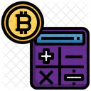 Bitcoin Calculator Bitcoin Cryptocurrency Icon