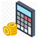Bitcoin Calculator Bitcoin Calculation Mining Calculator Icon