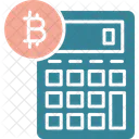 Bitcoin Calculator Cryptocurrency Icon