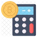 Bitcoin Calculator Accounting Icon