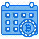 Bitcoin Calendar Icon