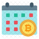 Bitcoin Calendar Icon