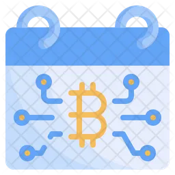 Bitcoin Calendar  Icon