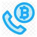 Bitcoin Cryptocurrency Call Icon