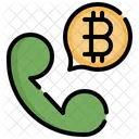 Bitcoin Call Bitcoin Support Service Bitcoin Customer Care Icon