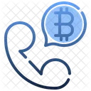 Bitcoin Call  Icon