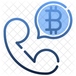Bitcoin Call  Icon