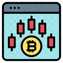 Bitcoin Candles  Icon