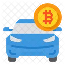 Bitcoin Car  Icon