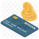 Direct Payment Card Payment Bitcoin Card Icon