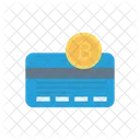 Bitcoin Card Cryptocurrency Icon