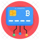 Bank Card Bitcoin Card Digital Currency Icon
