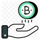 Bitcoin Care Cryptocurrency Care Crypto Care Icon