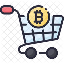 Panier Bitcoin  Icône